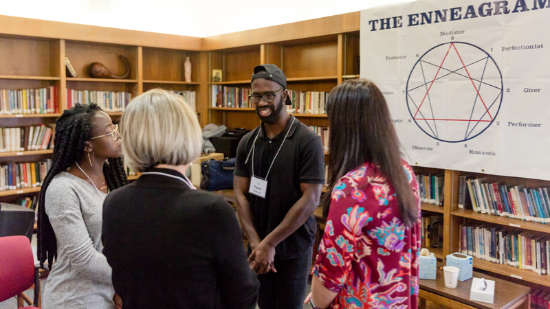 Students in a circle