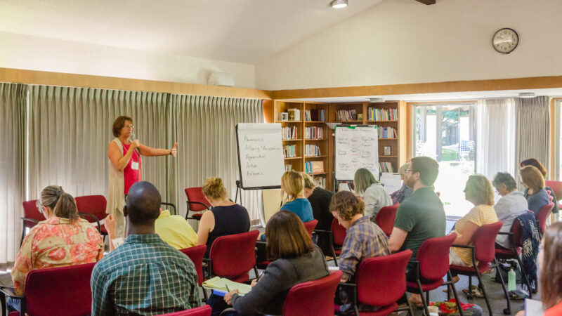 renee teaching classroom