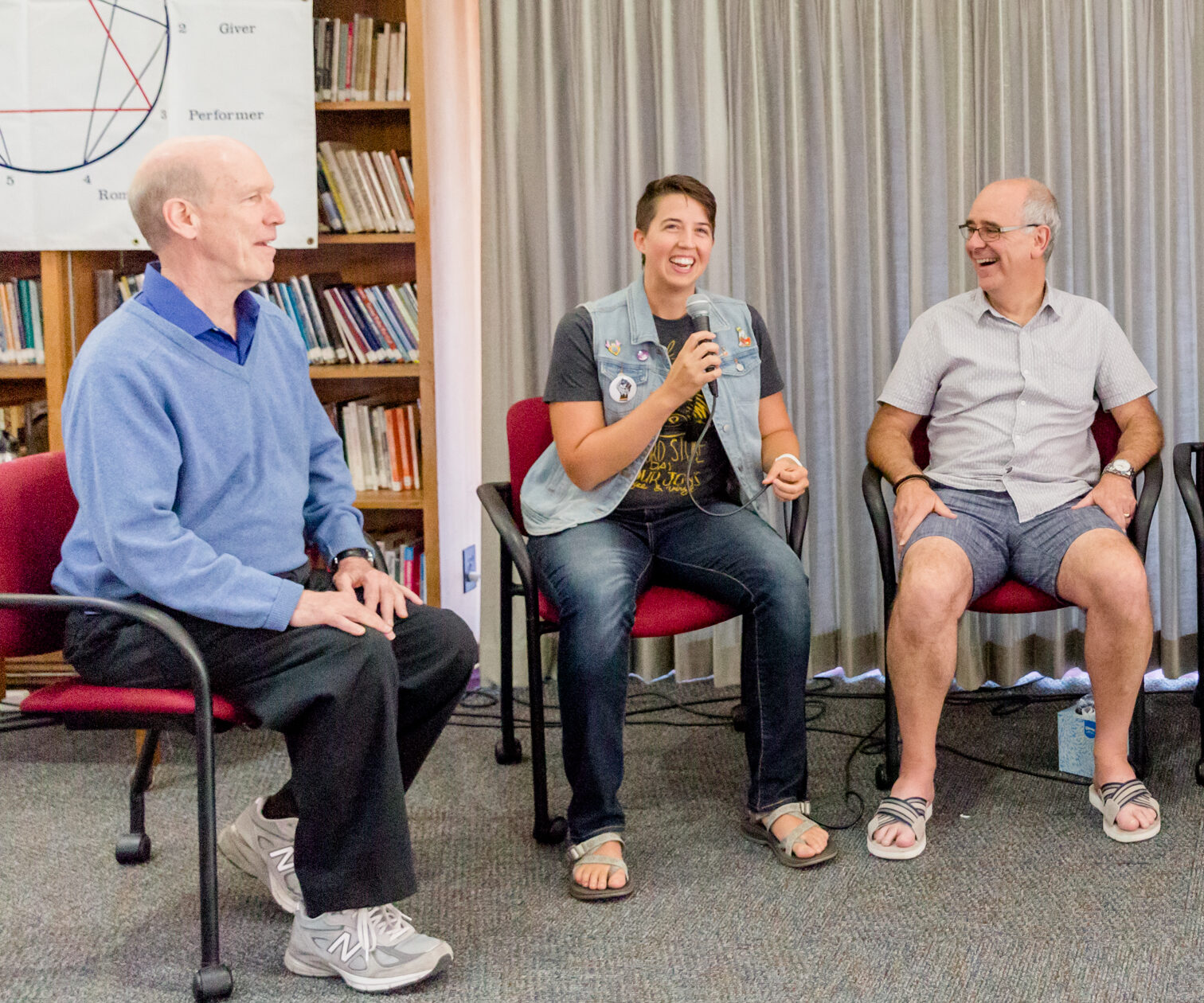 Panelists share their experiences at a Narrative Enneagram training