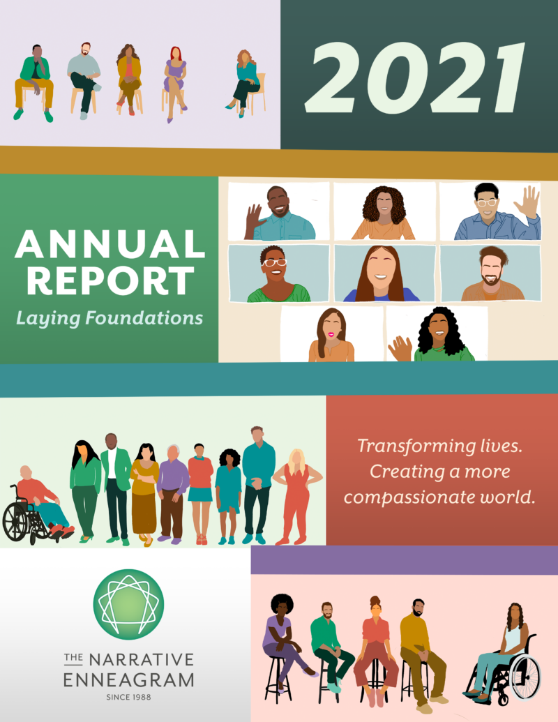 2021 Annual Report cover depicts